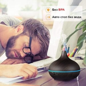 Арома дифузер с етерични масла ETERIM 500 Тъмно дърво
