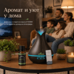 Арома дифузер с етерични масла ETERIM Тъмна Ваза