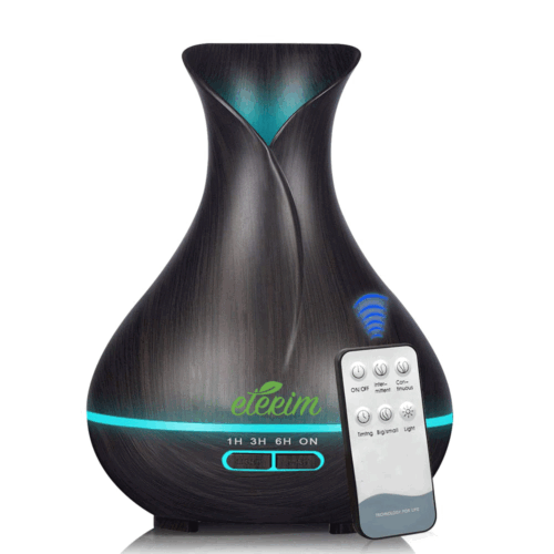 Дифузер с етерични масла за ароматерапия ETERIM Тъмна Ваза