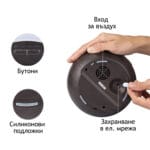 Дифузер с етерични масла ЕТЕРИМ Мистик тъмно дърво