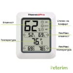 Влагомер и термометър за стая ЕТЕРИМ ThermoPro