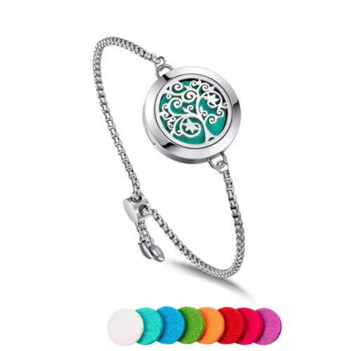 Стоманени гривни за ароматерапия с етерични масла ЕТЕРИМ Silver