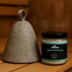 ПРОМО Пакет "Сауна" - Евкалипт, Мента, Бор, Кедър, "Дълбок дъх", Розмарин, шапка и кристали ментол