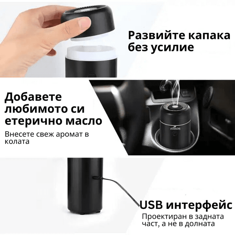 Дифузер с етерични масла за кола ETERIM Mobile