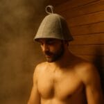 Вълнена шапка за сауна Етерим с етерични масла