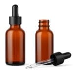 Тъмни стъклени бутилки с пипета 50 мл. – 2 броя заглвна