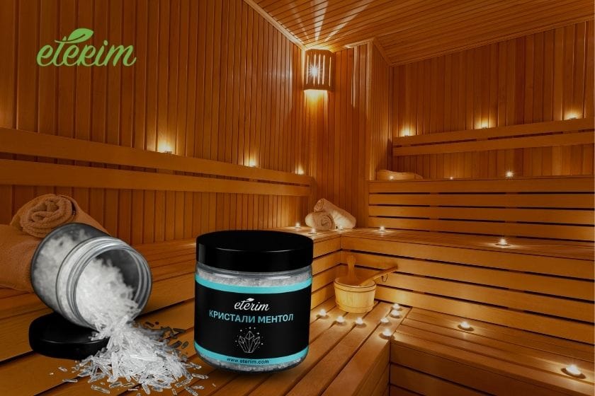 Ментолови кристали за сауна