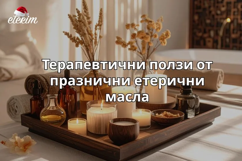 Терапевтични ползи от празнични етерични масла заглавна