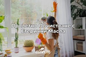 Пролетно Почистване с Етерични Масла заглавна