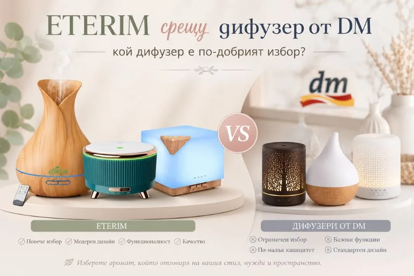 ETERIM срещу дифузер от DM