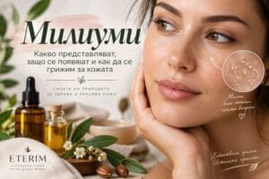 Милиуми по лицето – малки бели точици по кожата