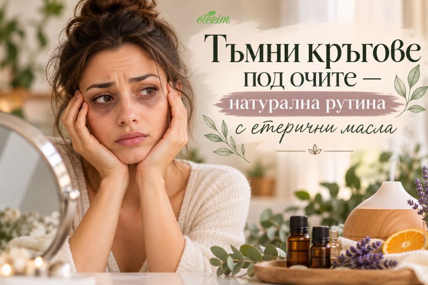 Тъмни кръгове под очите – натурална грижа